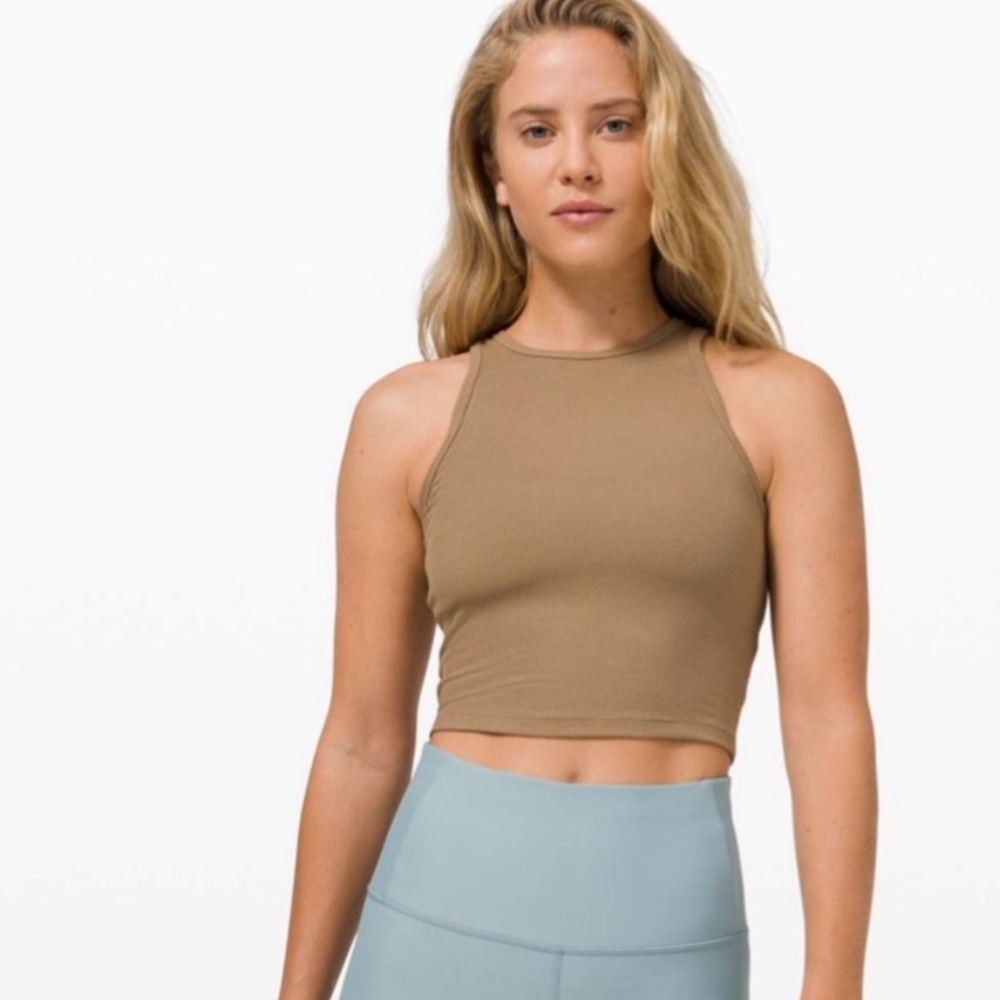 Lululemon LA Front Racer Crop Tank (size: 4)